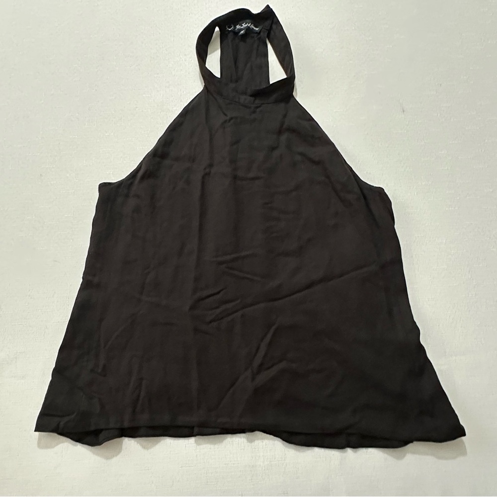 For Love & Lemons Black Halter Top Size M